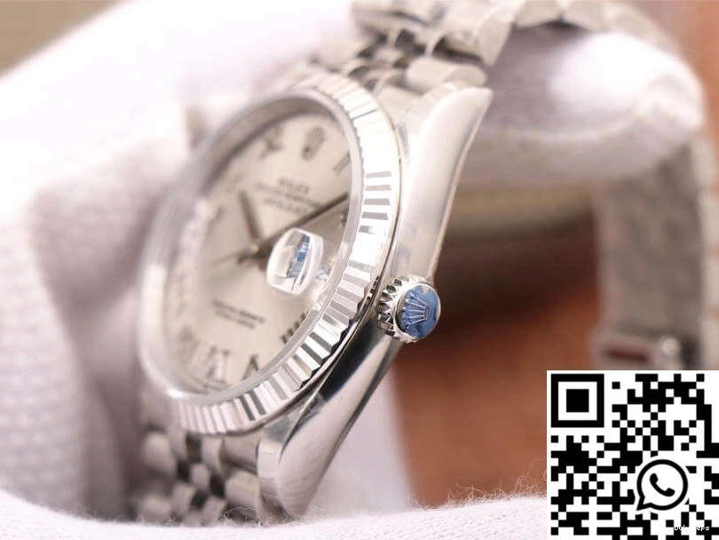 Factory Diamond EW Datejust Rolex Silver Dial M126234-0029 1110